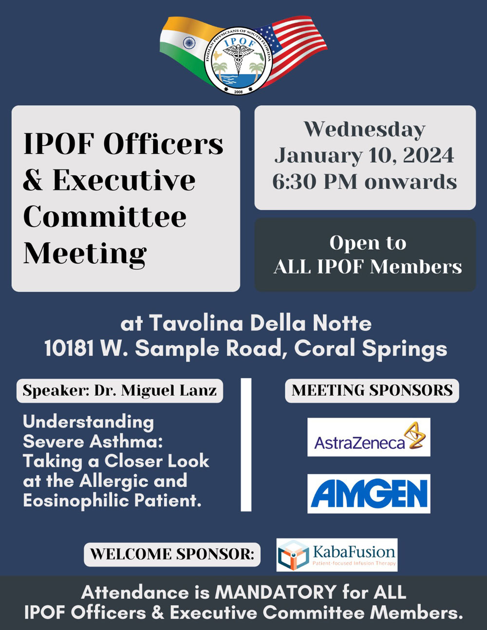 IPOF Officers & Executive Committee Meeting